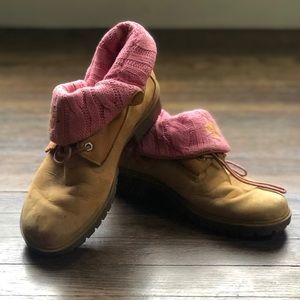 Women’s Roll down timberland boots